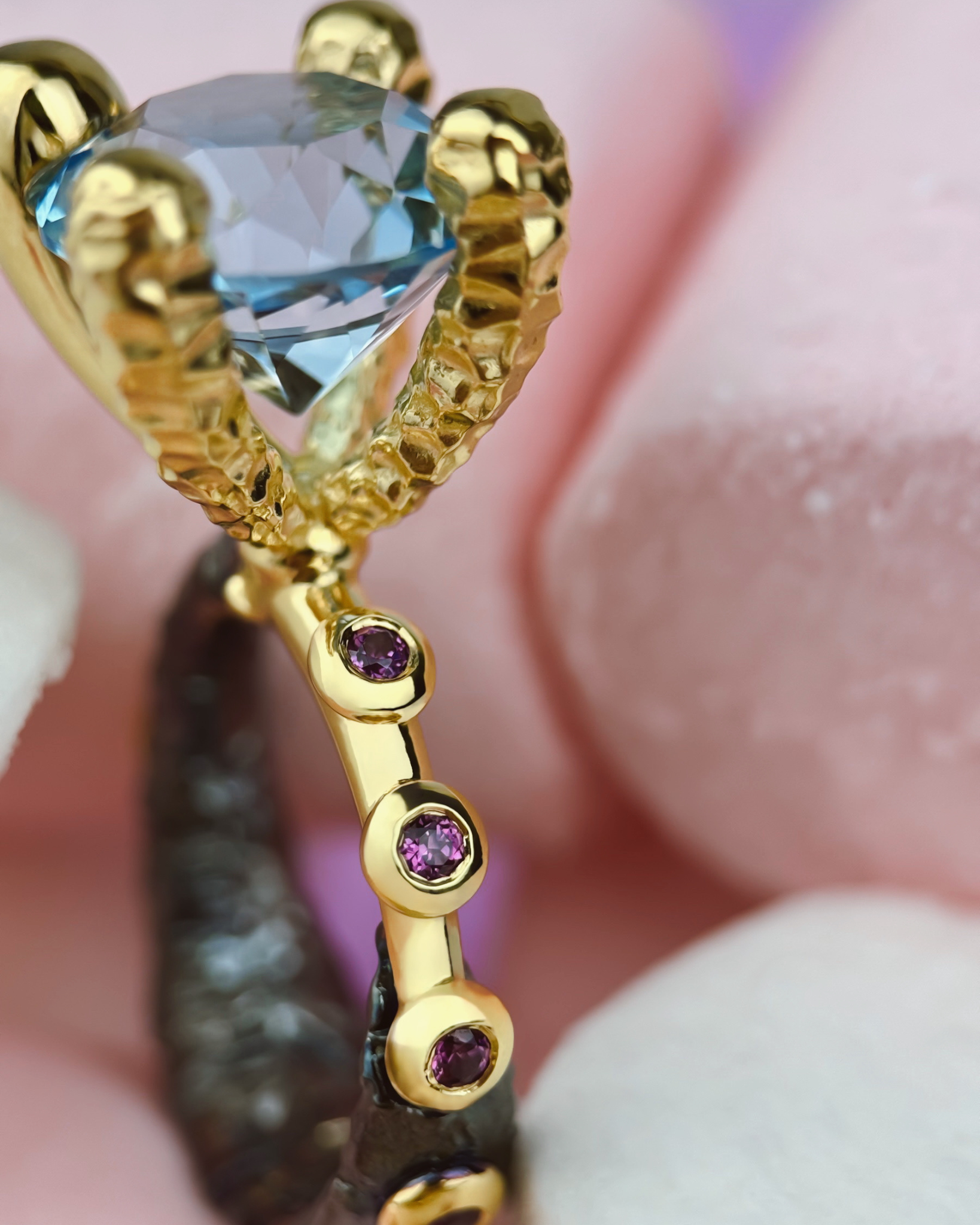 DANCE OF FLOWERS LARGE RING