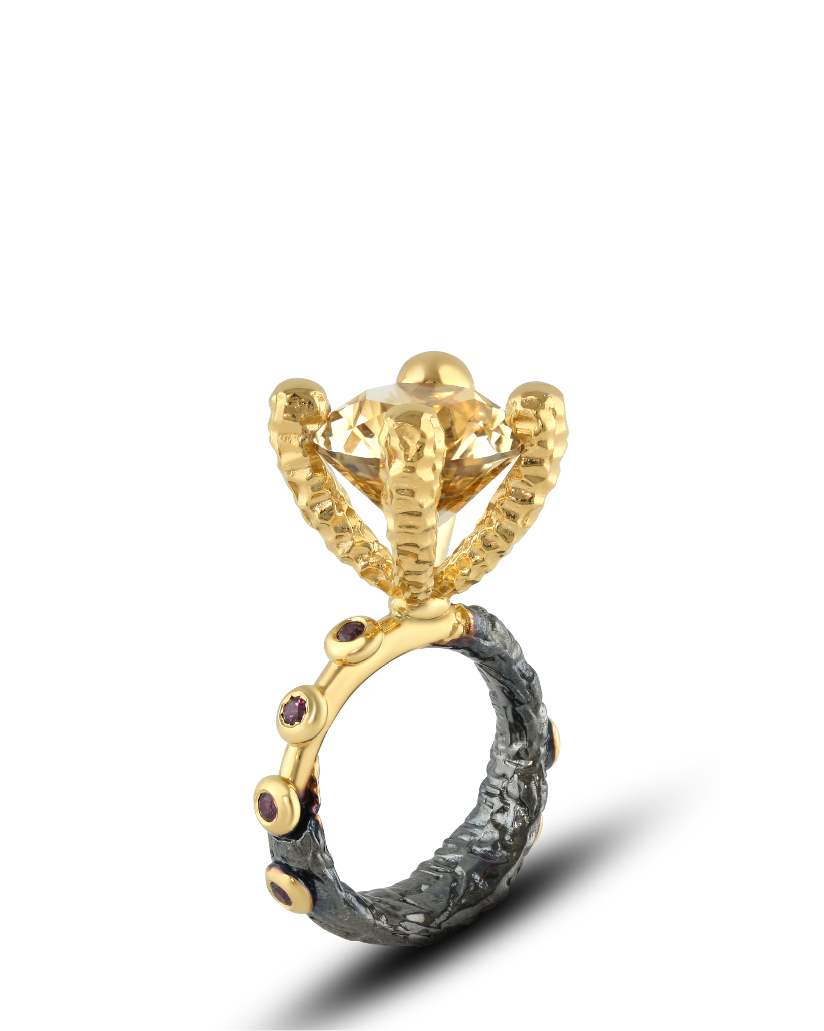 DANCE OF FLOWERS LARGE RING