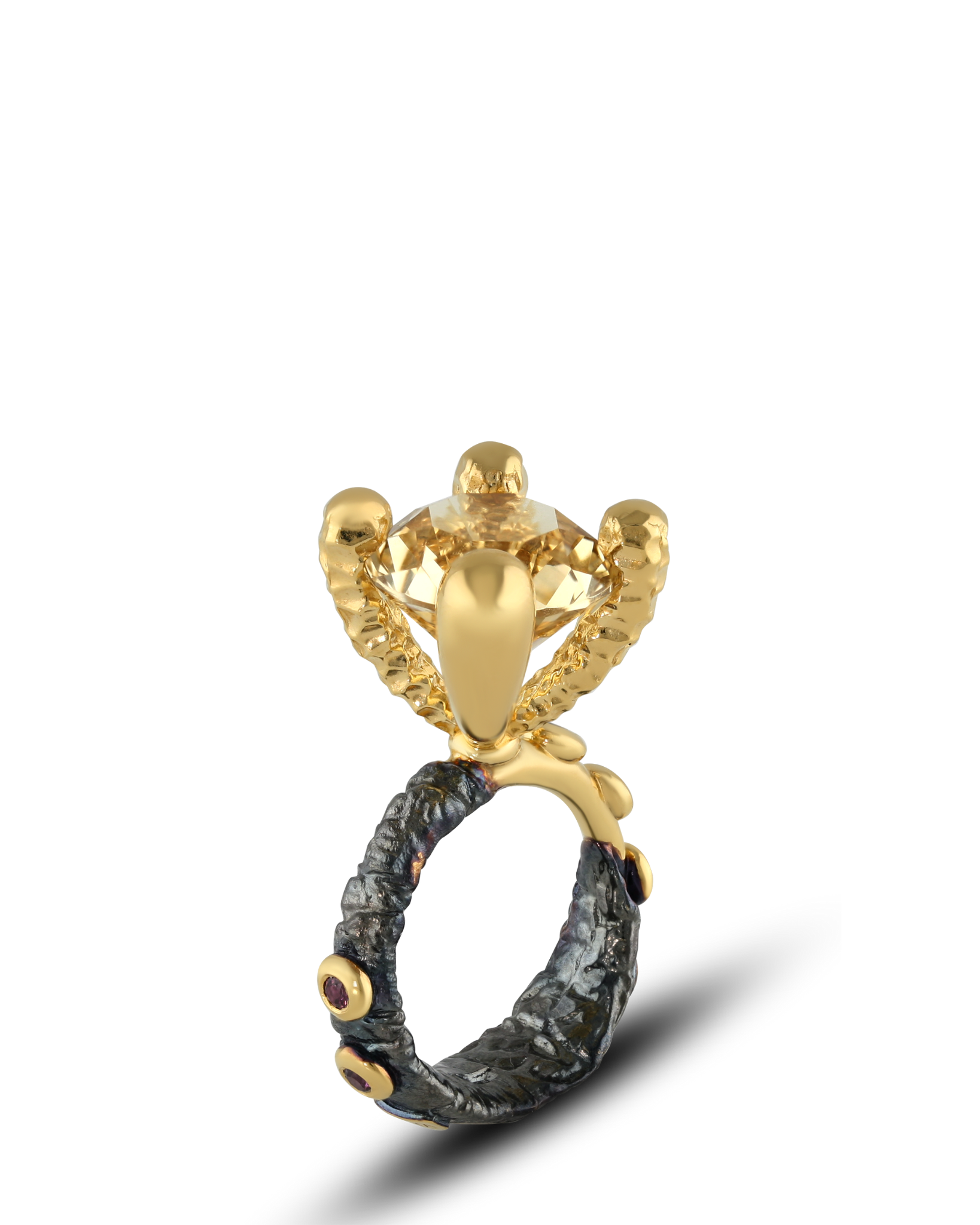 DANCE OF FLOWERS LARGE RING