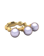 Balloons ring 3 pearls