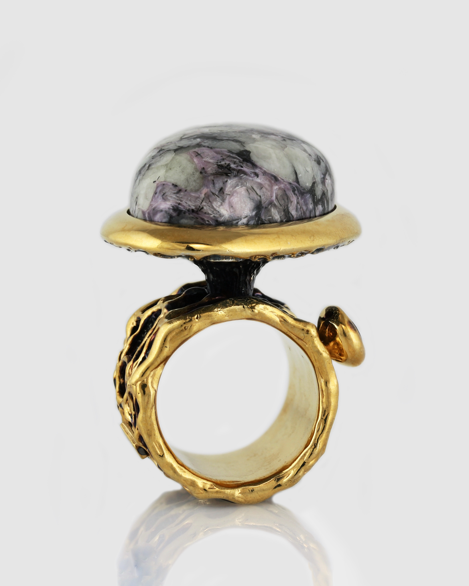 Charoite  ring